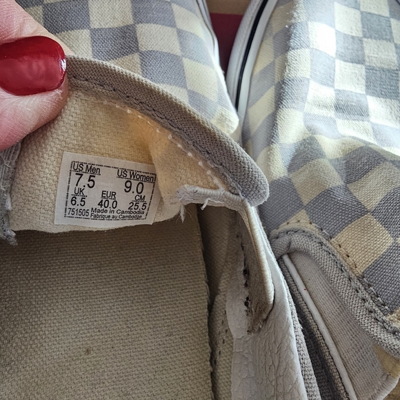 Vans Classic Checkerboard Slip-Ons - Picture 8 of 8